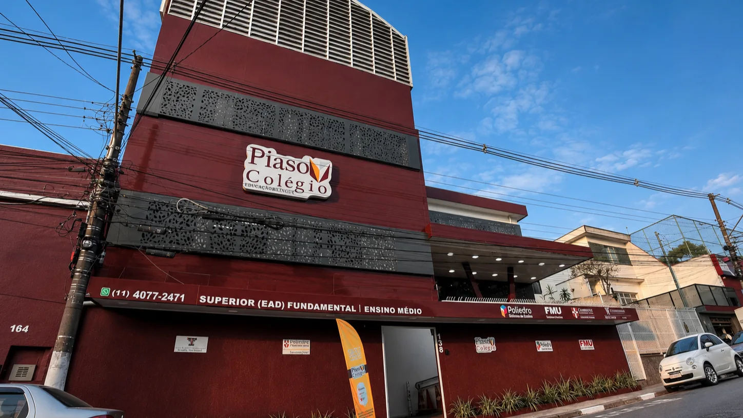 Fachada da Unidade II do Colégio Piaso